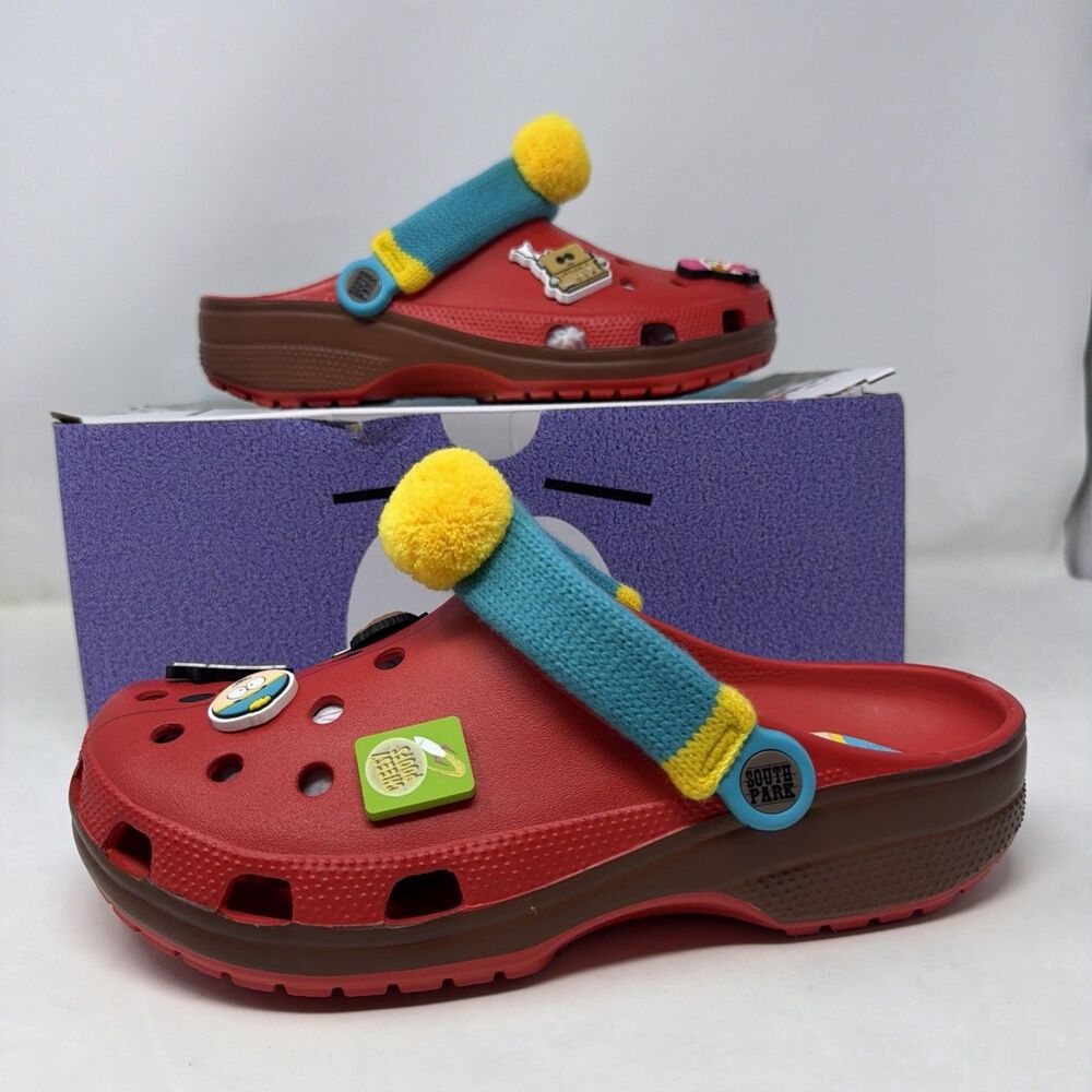 AUTH Crocs South Park Cartman Classic Clog Men 9 Women 11 Red 211500-90H